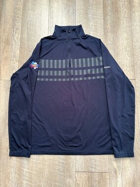 Columbia Golf Navy Lightweight Quarter-Zip long sleeve shirt